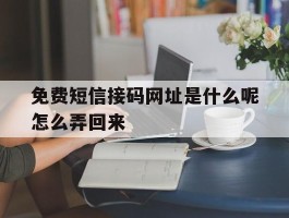 免费短信接码网址是什么呢怎么弄回来