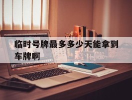 关于临时号牌最多多少天能拿到车牌啊的信息