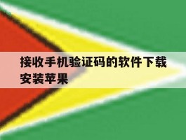 接收手机验证码的软件下载安装苹果