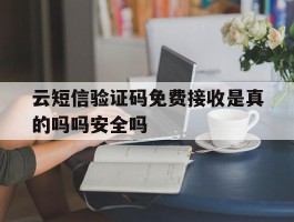 云短信验证码免费接收是真的吗吗安全吗的简单介绍
