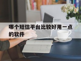 哪个短信平台比较好用一点的软件