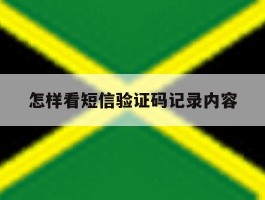 怎样看短信验证码记录内容