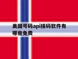 美国号码api接码软件有哪些免费