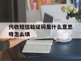 代收短信验证码是什么意思呀怎么填