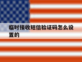 临时接收短信验证码怎么设置的