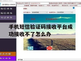 手机短信验证码接收平台成功接收不了怎么办